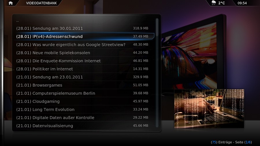 {ormt} Beitragsauswahl neues