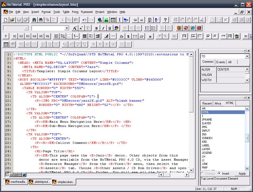 {hm6} Quelltext-Ansicht