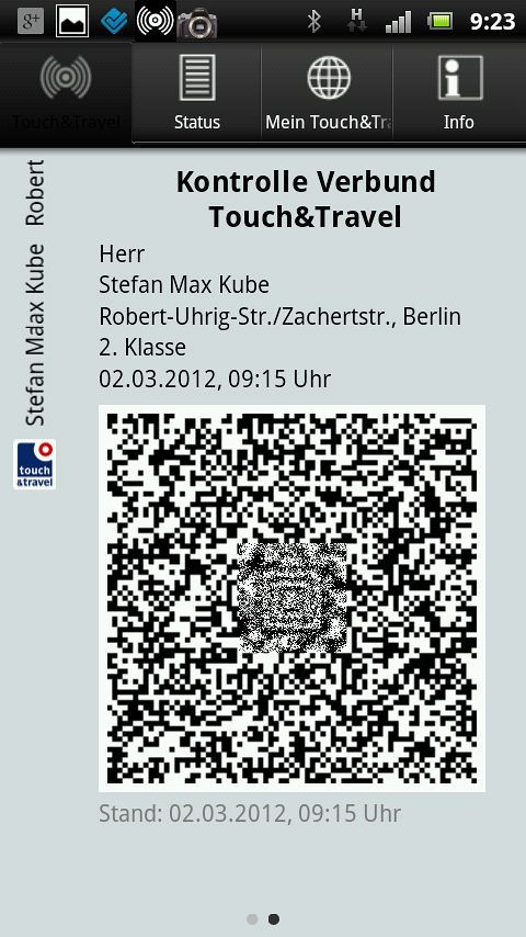 {tat} Verbund Fahrkarte