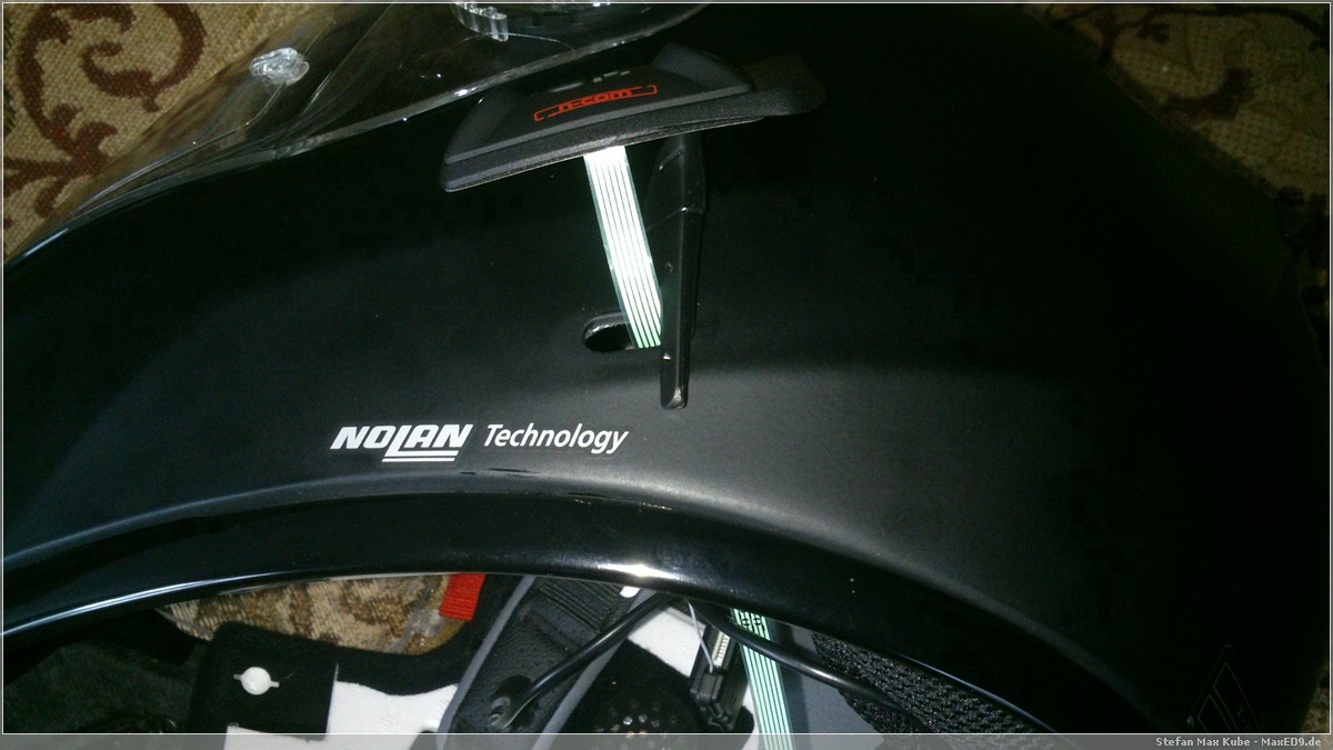 Bedienteil einfädeln