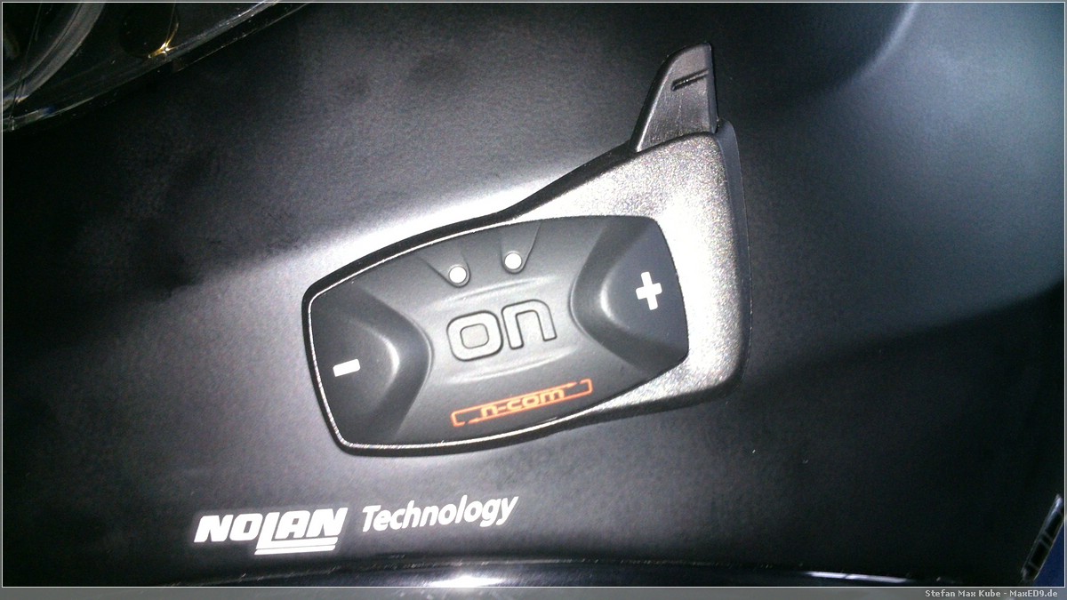 Bedienteil angeklebt