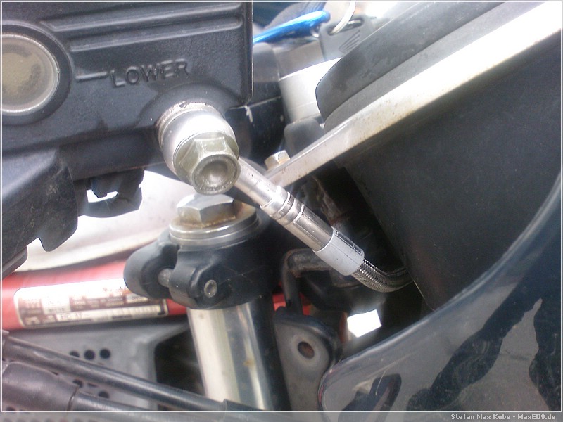 {op} Stahlflex am Bremshebel