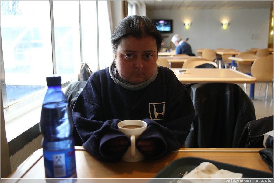 {sean} Kaffee zum Aufwärmen