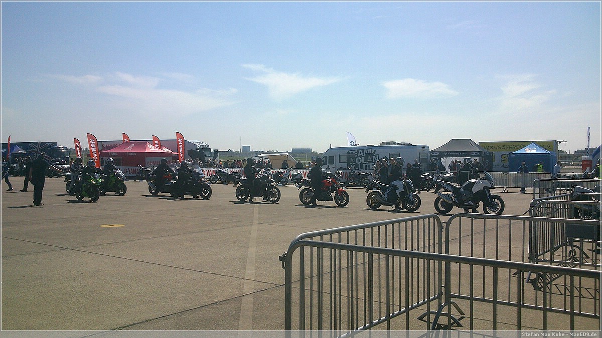 Die erste Gruppe macht sich startklar