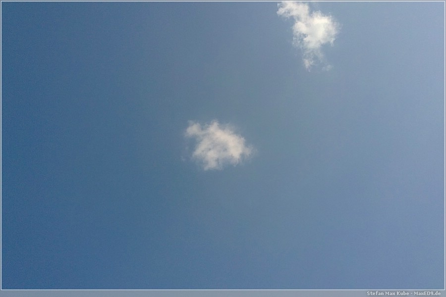 {msb} kleine Wölkchen gabs auch