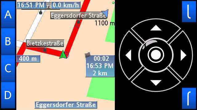 {wtn} WeTravel berechnete Route