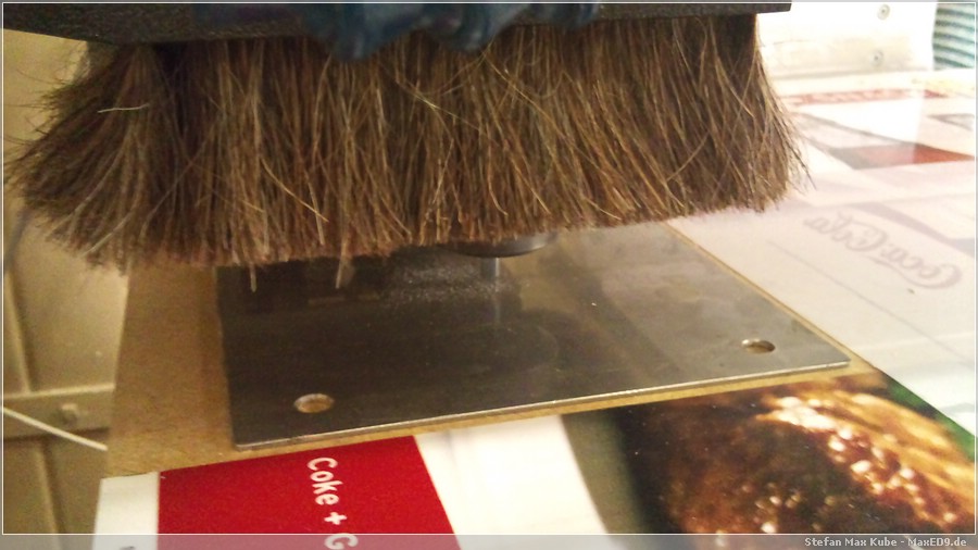 {gkp} die Maschine bei der Arbeit