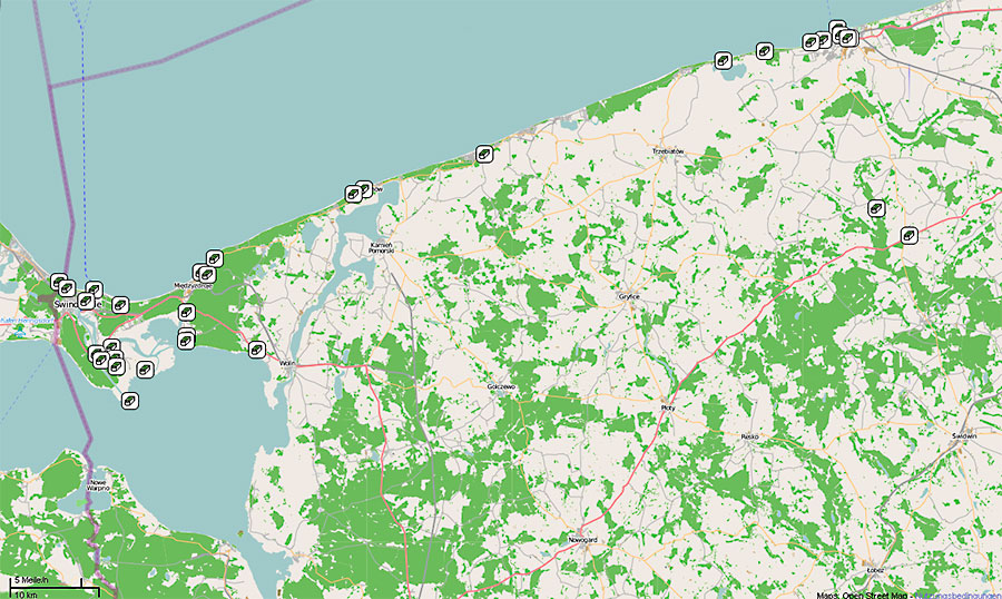 Tradis an der polnischen Ostsee