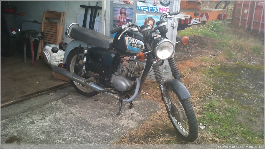 {ts} TS 150 in der Garage