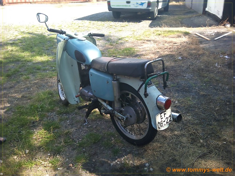 {es150} mit originalem Kennzeichen