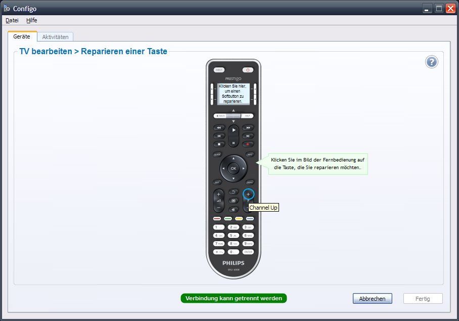 {ppr} Taste reparieren/umprogrammieren