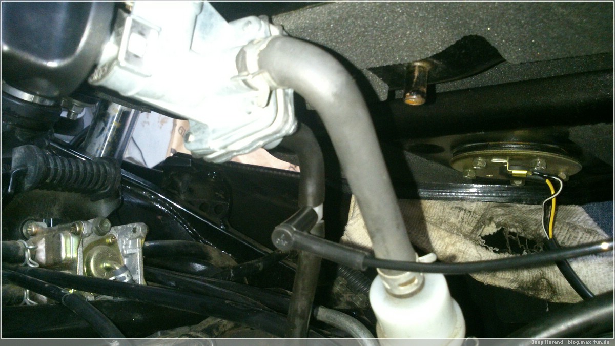 T-Stück bereits angeschlossen