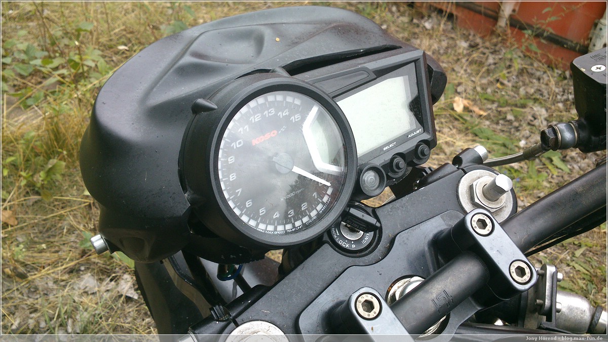 Koso Tacho Dashboard RX2 