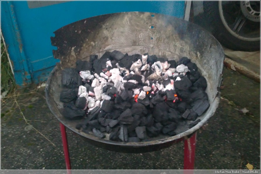 {mogr} die Glut kommt