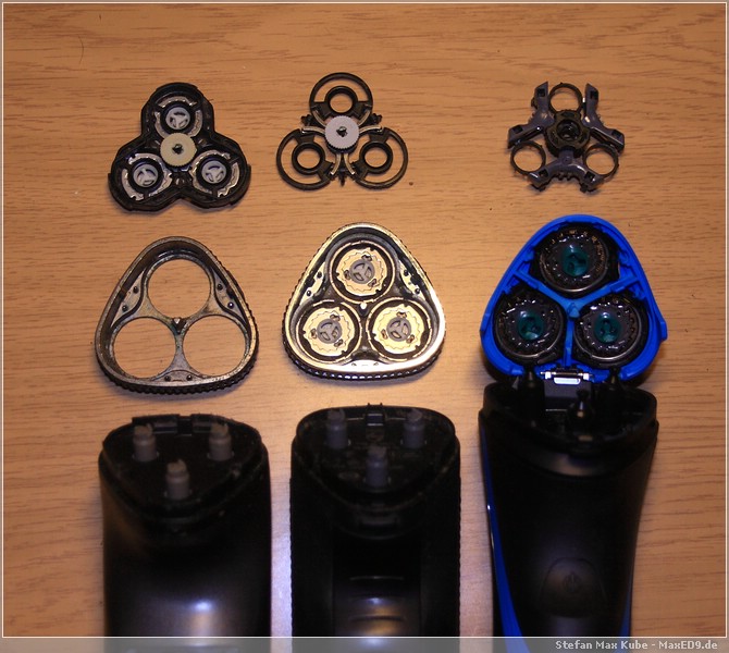 {at} Vergleich Scherkopfhalterungen