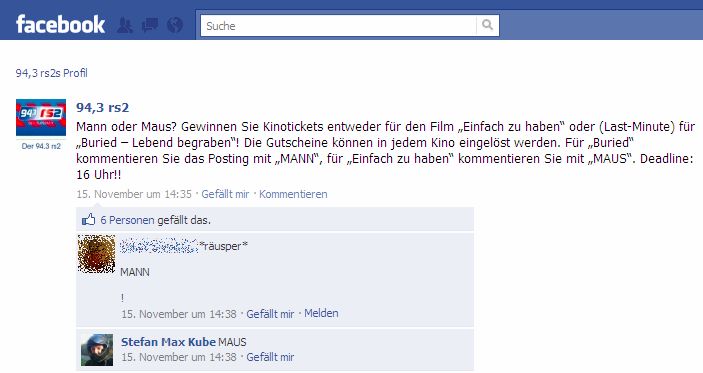 {ezh} ein Gewinnerkommentar