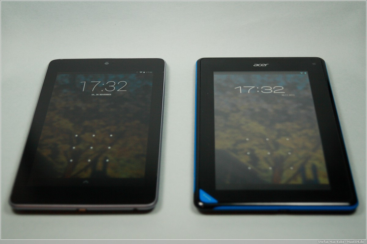 Nexus 7 vs Acer Iconia B1