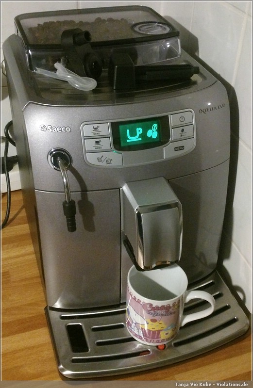 Vollautomat, nur echt mit Snoopy-Tasse