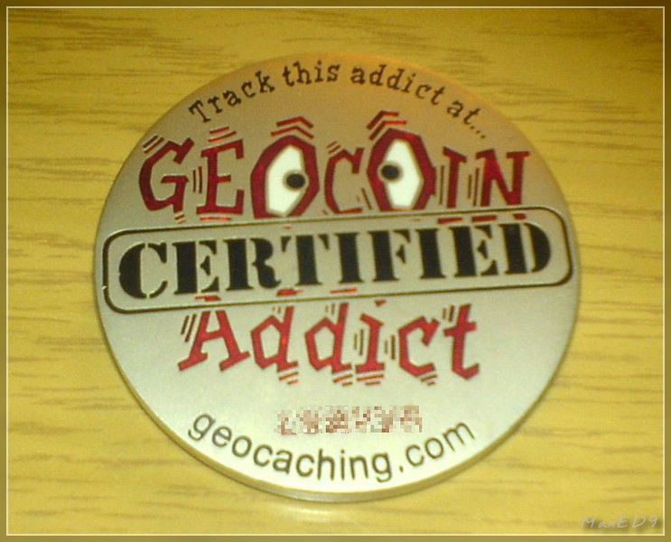 {dtmb} Geocoin Addict