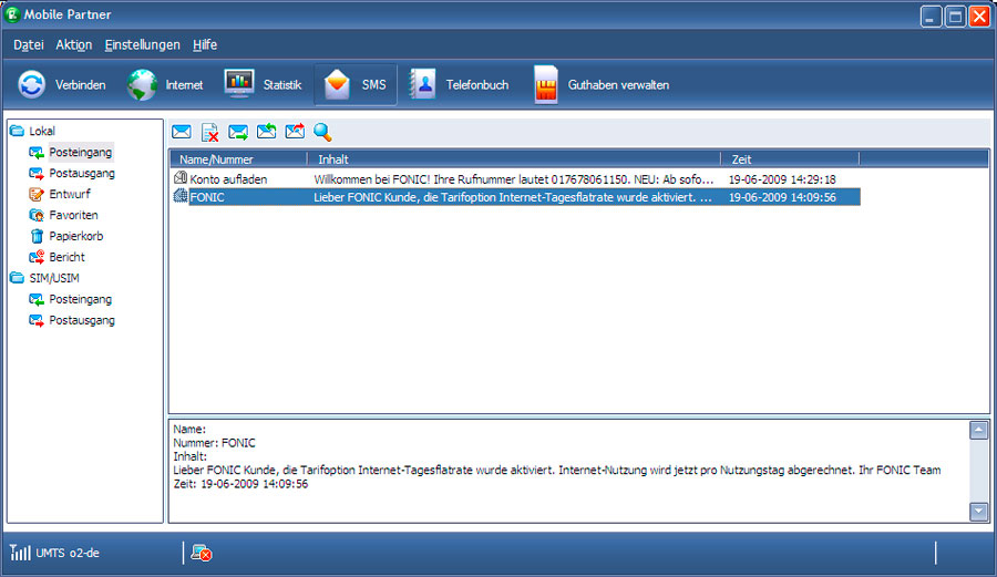 {fss} Bestätigungs-SMS