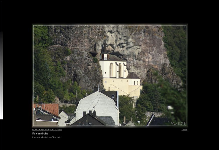 {fz} Bild auf schwarzem Hintergrund