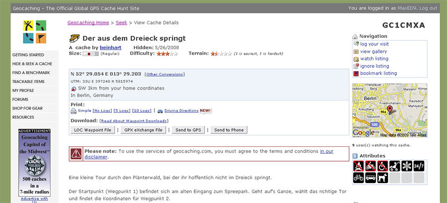 {gmsk} GC-Bag-o-Tricks vorher