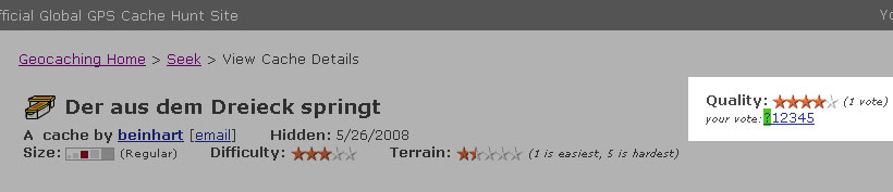 {gmsk} GCVote Cache-Seite