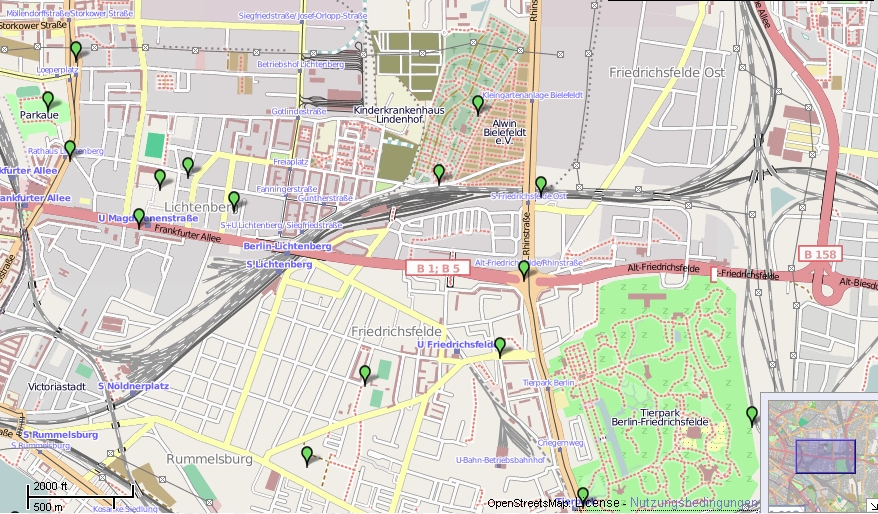 gefundene Caches im Nahbereich