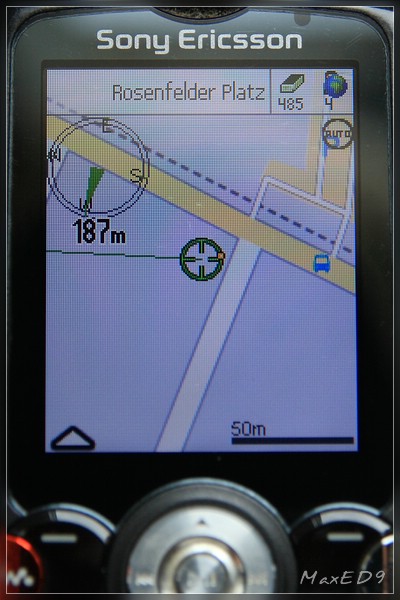 {nv} Luftlinie mit Entfernungsanzeige