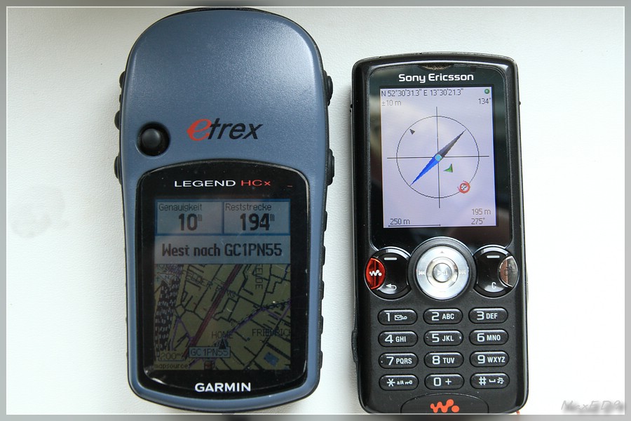 {nv} Genauigkeit eTrex Legend HCx - BT-GPS-Maus