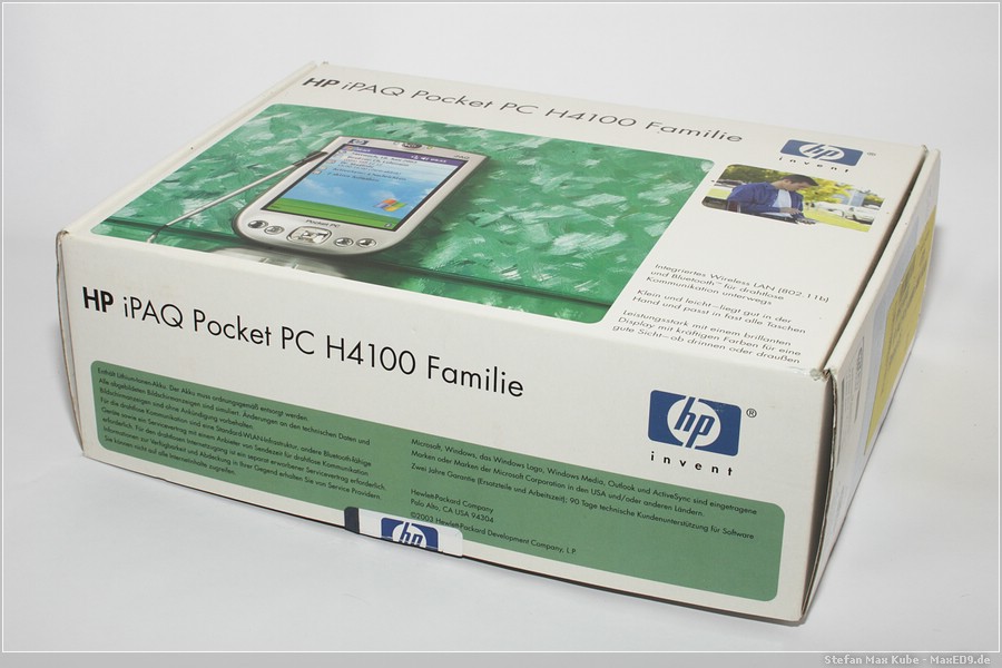 {ppcv} iPAQ H4150 OVP