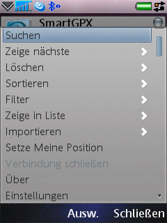 {sgpx} Listenmenü