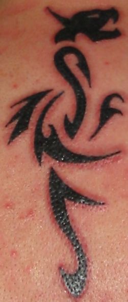 {tattoo} Tattoo groß (frisch)