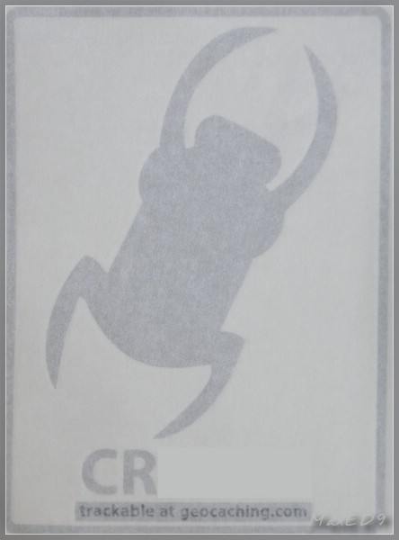 {tbcr} der Aufkleber