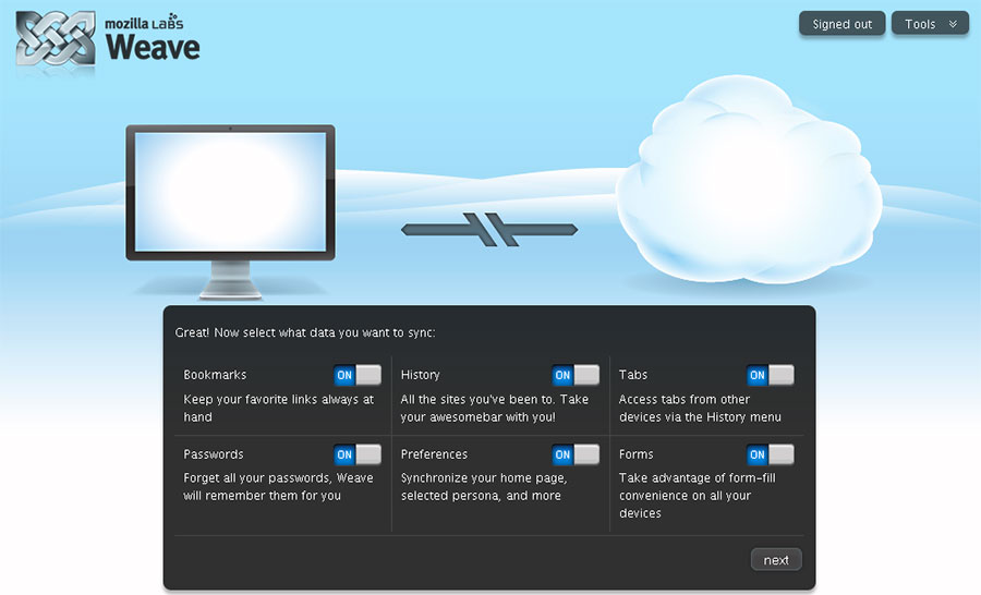 {mlw} Was soll synchronisiert werden