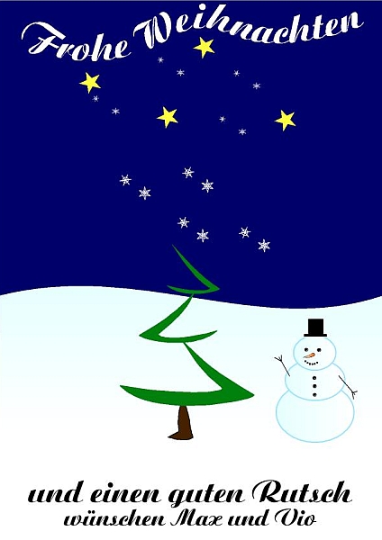 Weihnachten skizziert