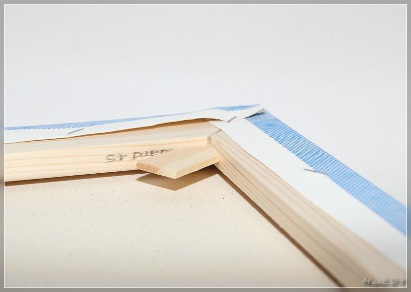 {yp} der Spannrahmen von hinten